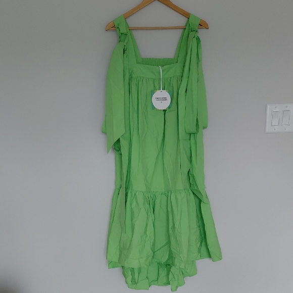 Christopher John Rogers X Target Vibrant Green High Low Dress - Picture 2 of 6